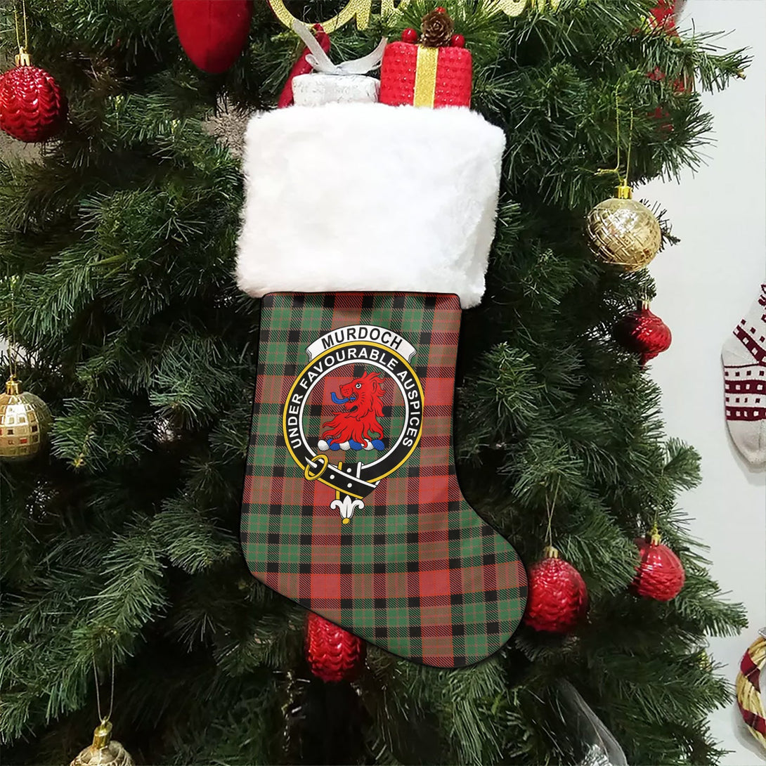 Murdoch Ancient Clan Badge Tartan Christmas Stocking