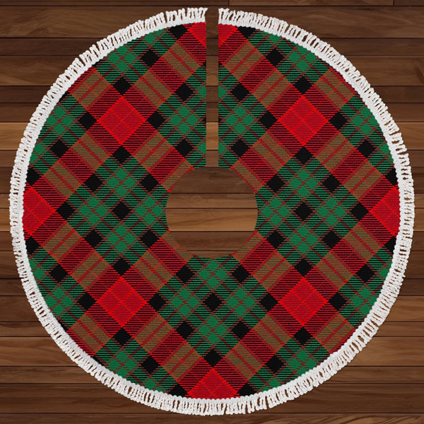 Murdoch Modern Clan Badge Tartan Christmas Tree Skirt