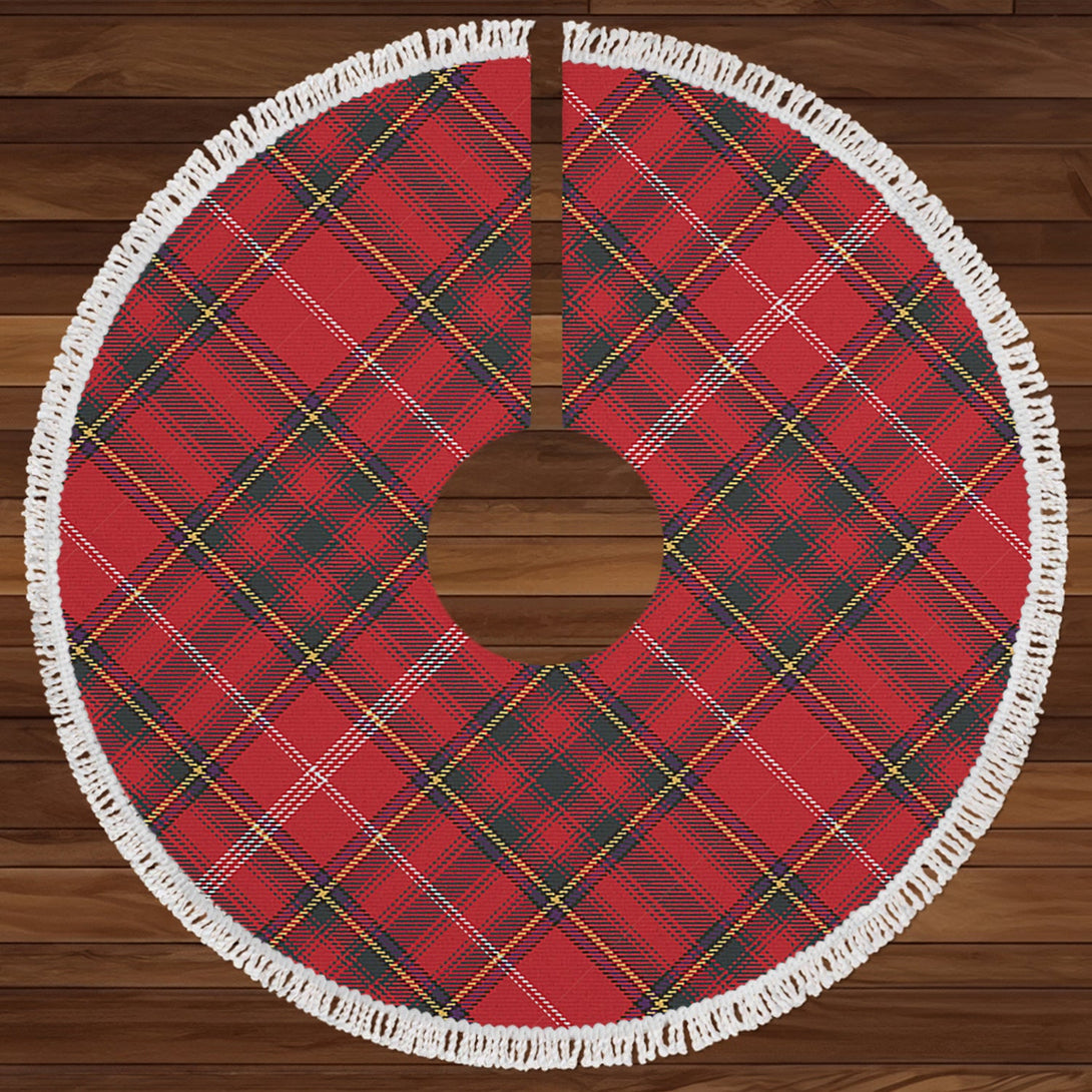 Murray Plaid Artifact Weathered Clan Badge Tartan Christmas Tree Skirt