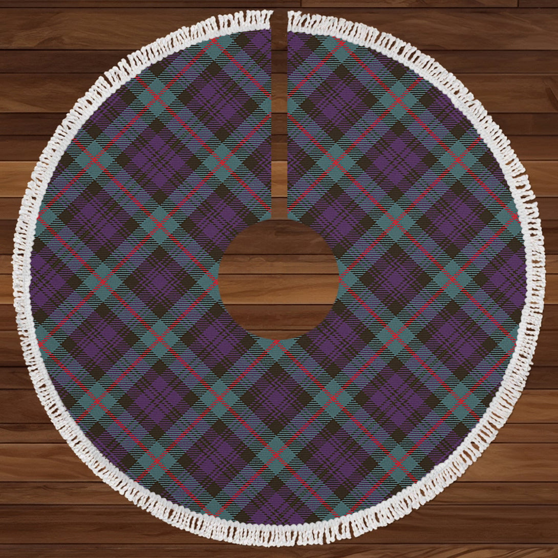 Murray Weathered Clan Badge Tartan Christmas Tree Skirt