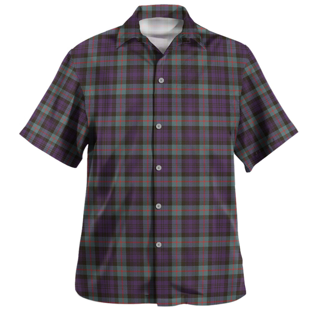 Murray Weathered Clan Badge Tartan Hawaiian Shirt