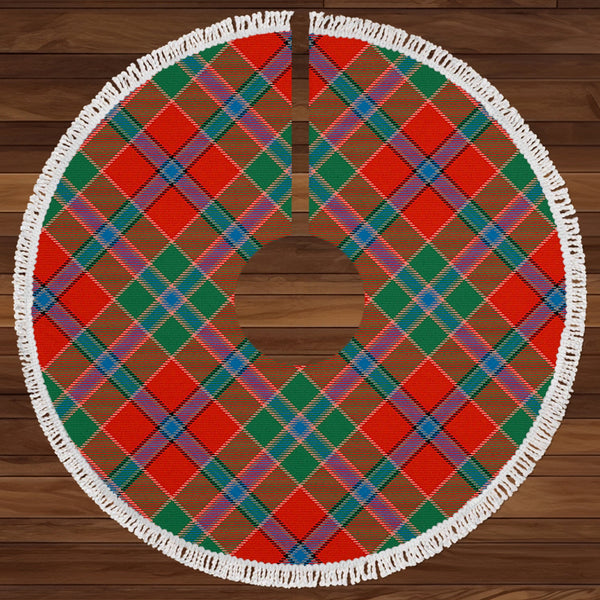 Murray of Abercairney Ancient Clan Badge Tartan Christmas Tree Skirt