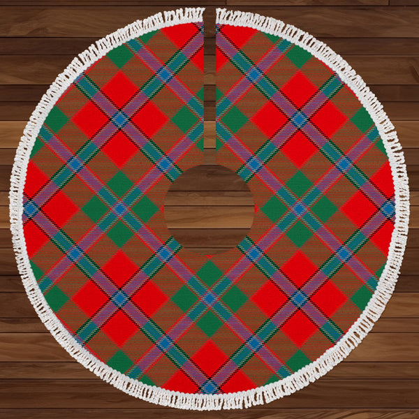 Murray of Abercairney Modern Clan Badge Tartan Christmas Tree Skirt