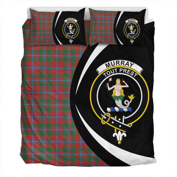 Murray of Abercairney Portrait (Murray of Abercairney; Portrait) Ancient Clan Badge Tartan Bedding Set Circle Style