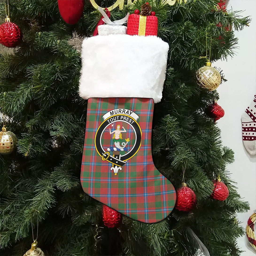 Murray of Abercairney Portrait (Murray of Abercairney; Portrait) Ancient Clan Badge Tartan Christmas Stocking