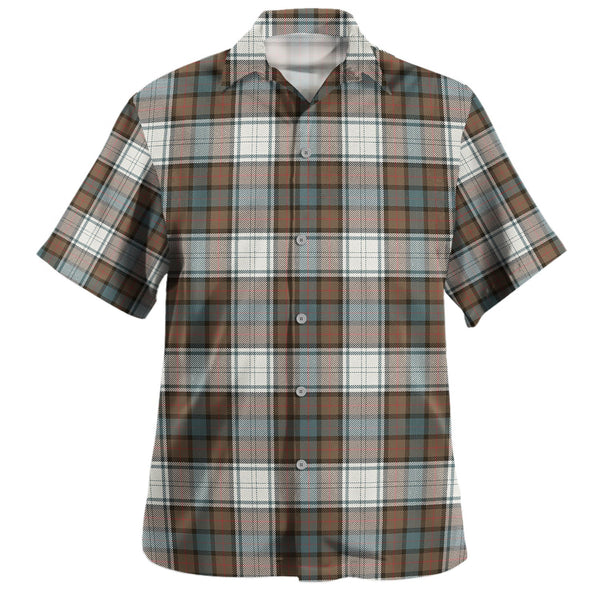 Murray of Atholl Dress (Murray Dress) Weathered Clan Badge Tartan Hawaiian Shirt