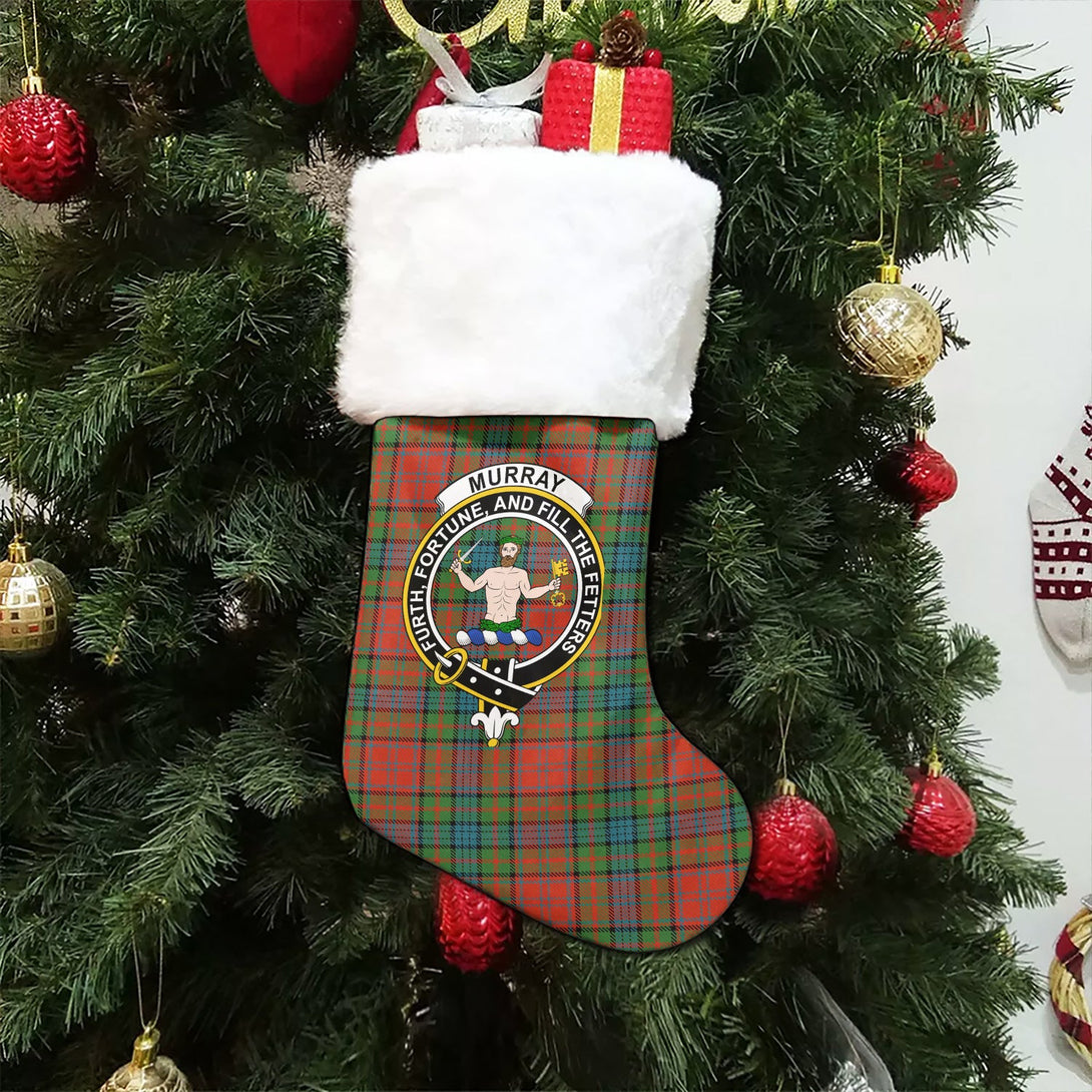 Murray of Atholl Red Dress (Murray of Atholl; Red Dress) Ancient Clan Badge Tartan Christmas Stocking