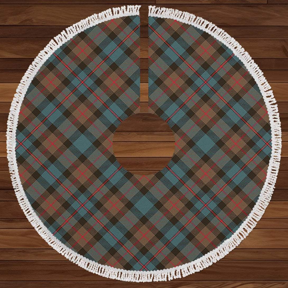 Murray of Atholl variation (Murray of Atholl; variation) Weathered Clan Badge Tartan Christmas Tree Skirt