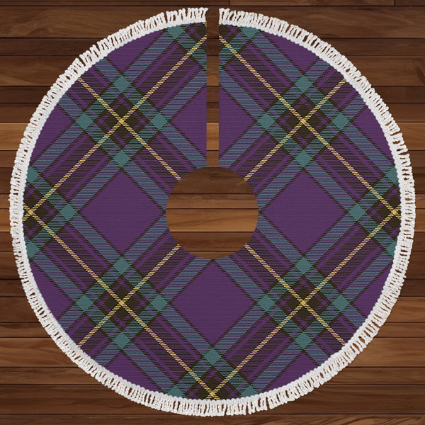 Murray of Elibank Weathered Clan Badge Tartan Christmas Tree Skirt