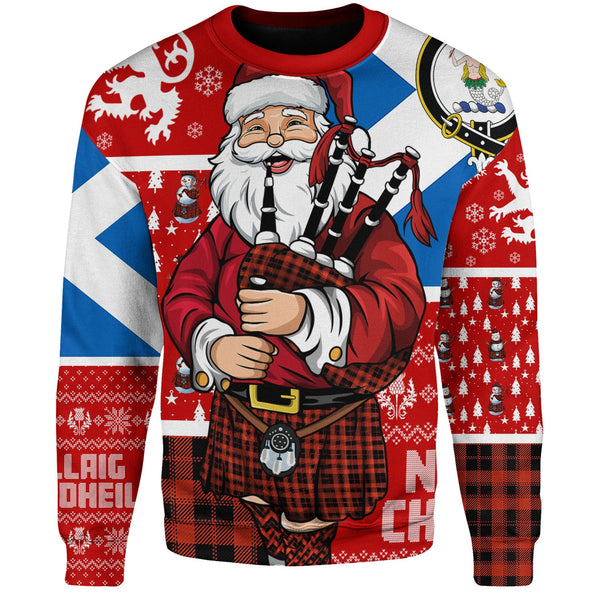 Murray of Ochtertyre Ancient Clan Badge Tartan Sweatshirt Scotland Christmas Santa