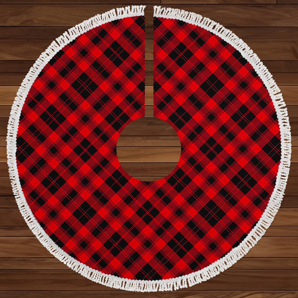 Murray of Ochtertyre Modern Clan Badge Tartan Christmas Tree Skirt