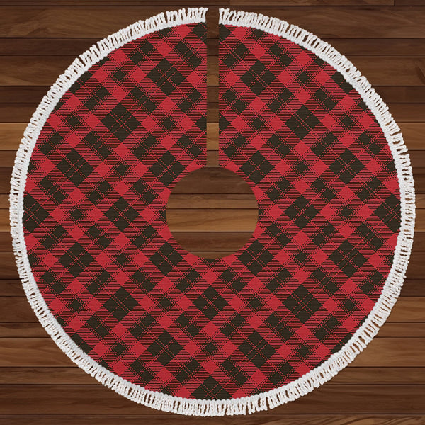 Murray of Ochtertyre Weathered Clan Badge Tartan Christmas Tree Skirt