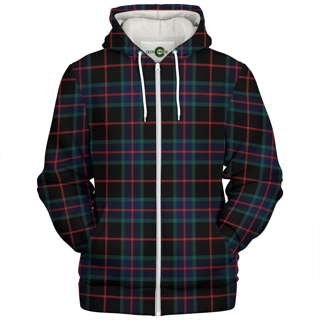 Nairn Modern Clan Badge Tartan Sherpa Hoodie