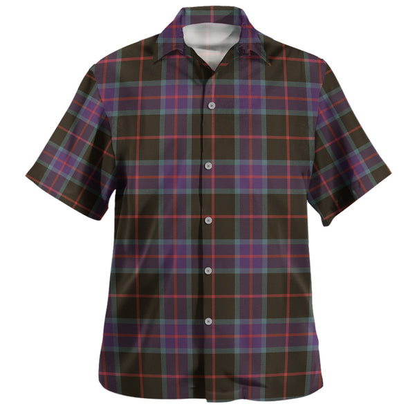 Nairn Weathered Clan Badge Tartan Hawaiian Shirt