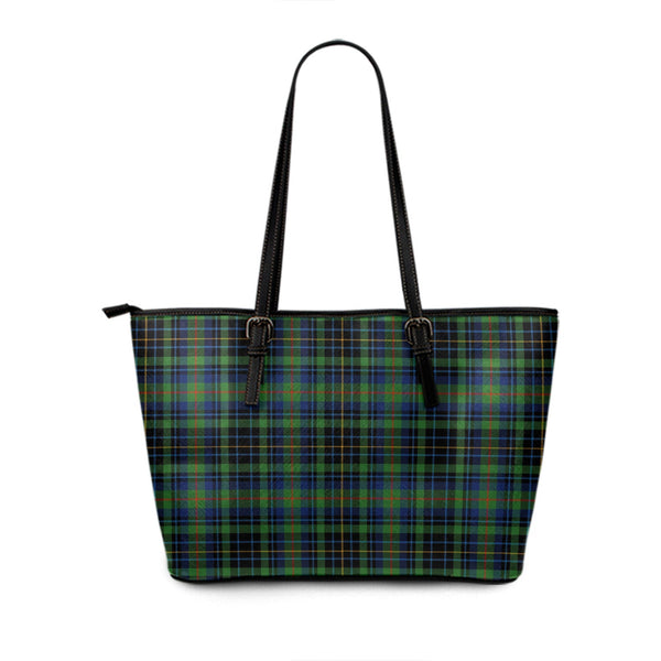 Nairn 2 Ancient Tartan Leather Tote Bag