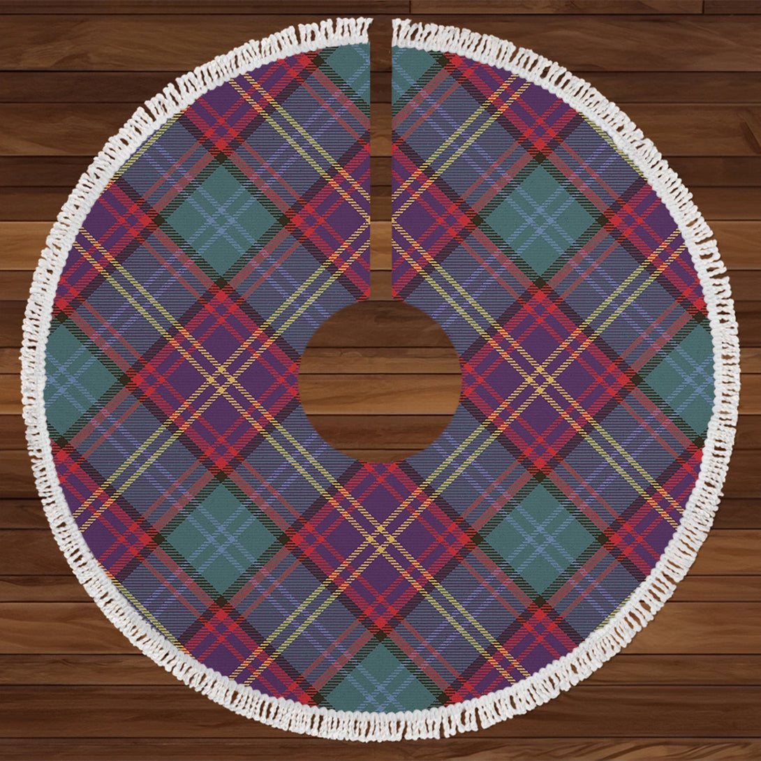 Nance Weathered Tartan Christmas Tree Skirt