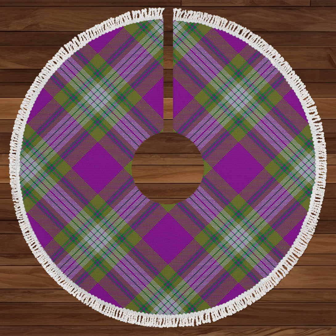 Nance 2 Modern Tartan Christmas Tree Skirt