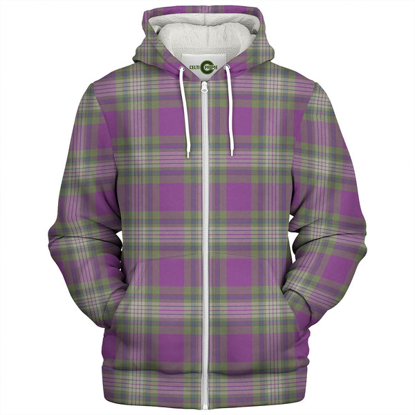 Nance 2 Weathered Tartan Sherpa Hoodie