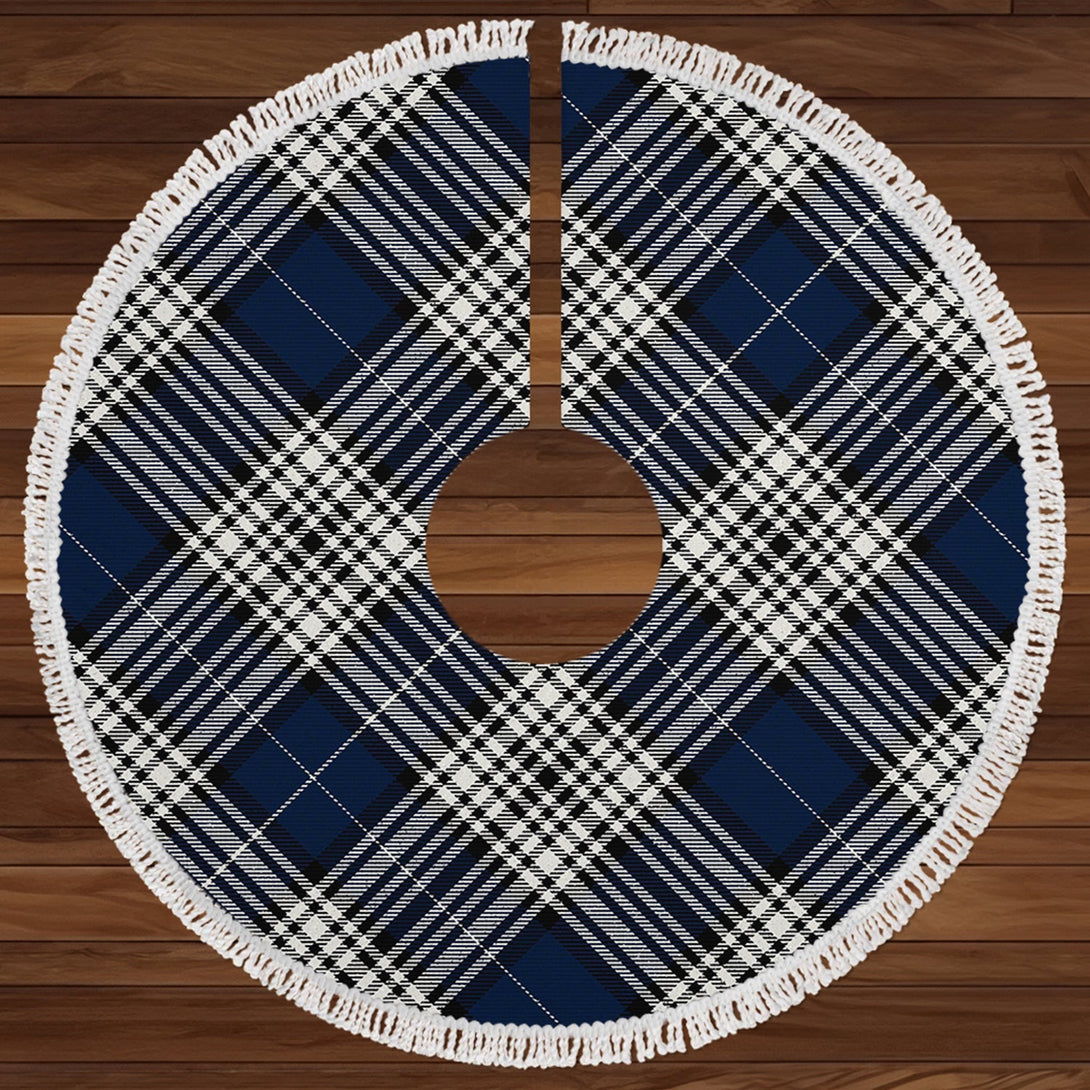 Napier Modern Clan Badge Tartan Christmas Tree Skirt