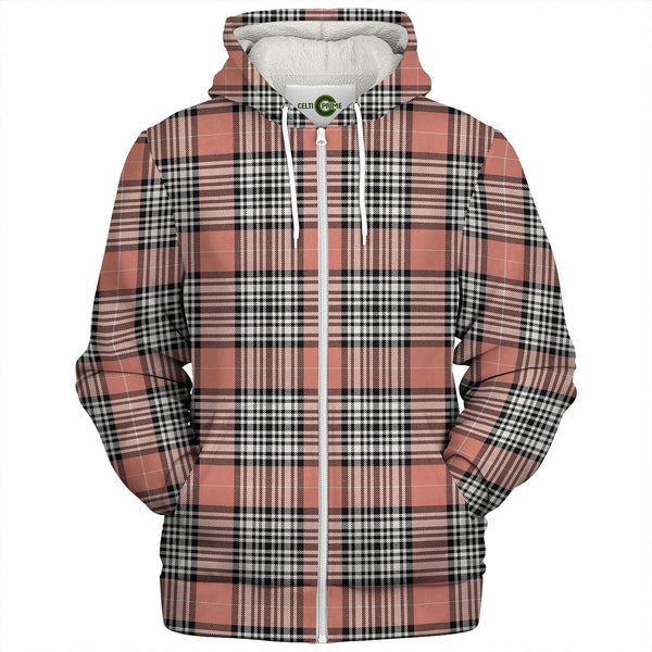 Napier Rose Ancient Tartan Sherpa Hoodie