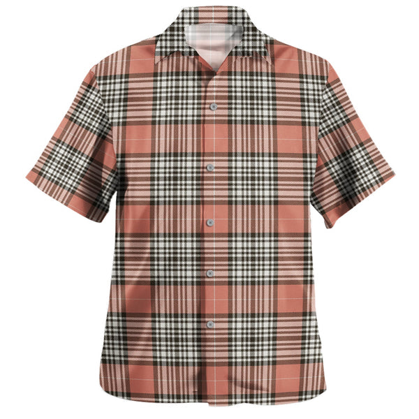 Napier Rose Weathered Tartan Hawaiian Shirt