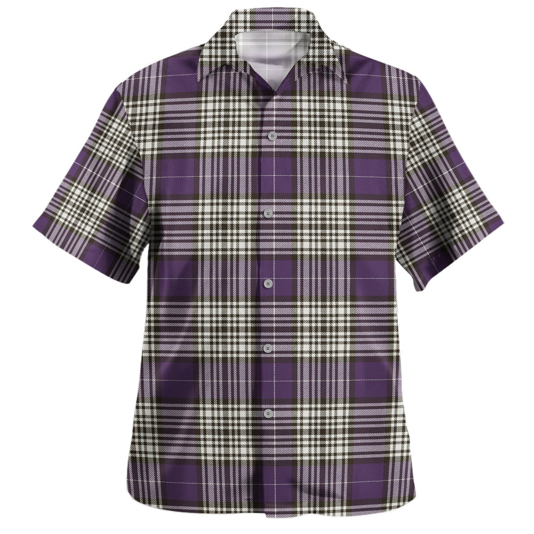 Napier Weathered Clan Badge Tartan Hawaiian Shirt