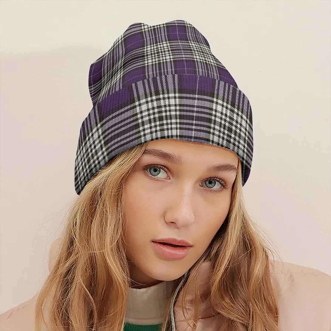 Napier Weathered Clan Badge Tartan Knitted Beanie