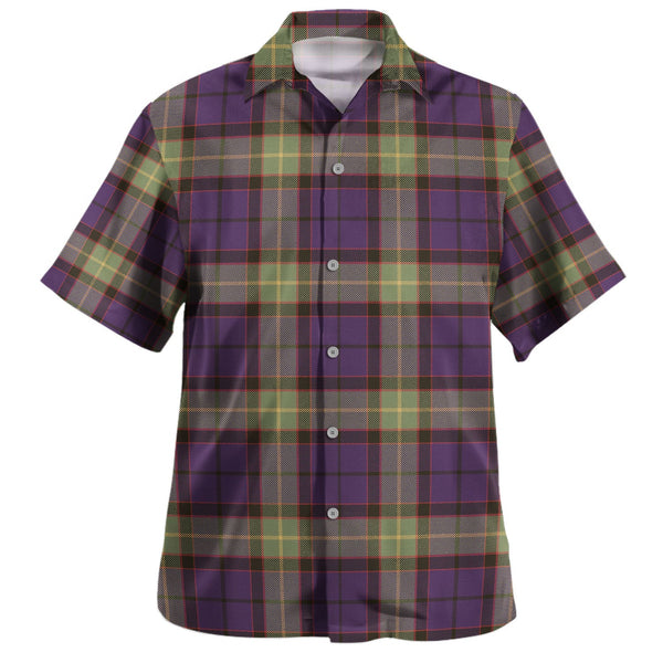 Nery Weathered Tartan Hawaiian Shirt