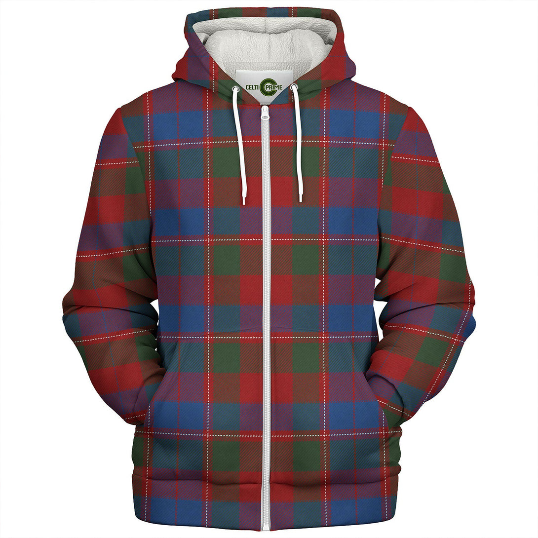 Nethybridge Modern Tartan Sherpa Hoodie