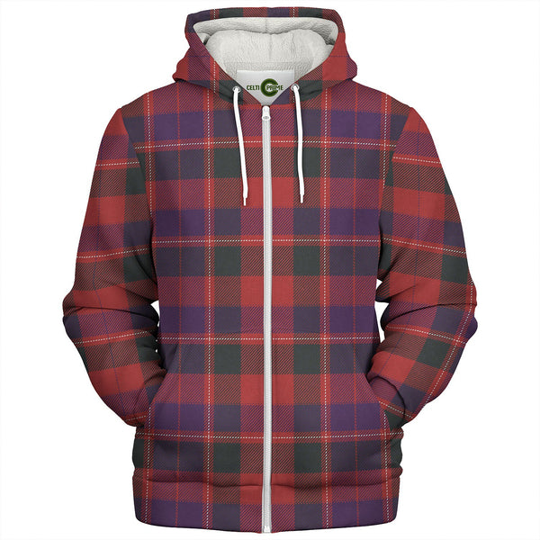 Nethybridge Weathered Tartan Sherpa Hoodie