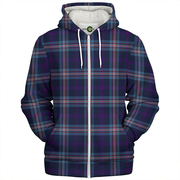 Nevoy Clan Badge Tartan Sherpa Hoodie