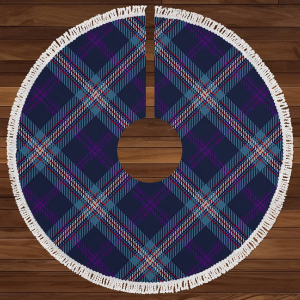 Nevoy Clan Badge Tartan Christmas Tree Skirt