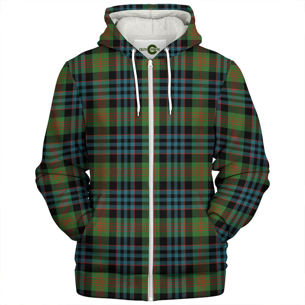 Newlands (Walker Newlands) Ancient Clan Badge Tartan Sherpa Hoodie