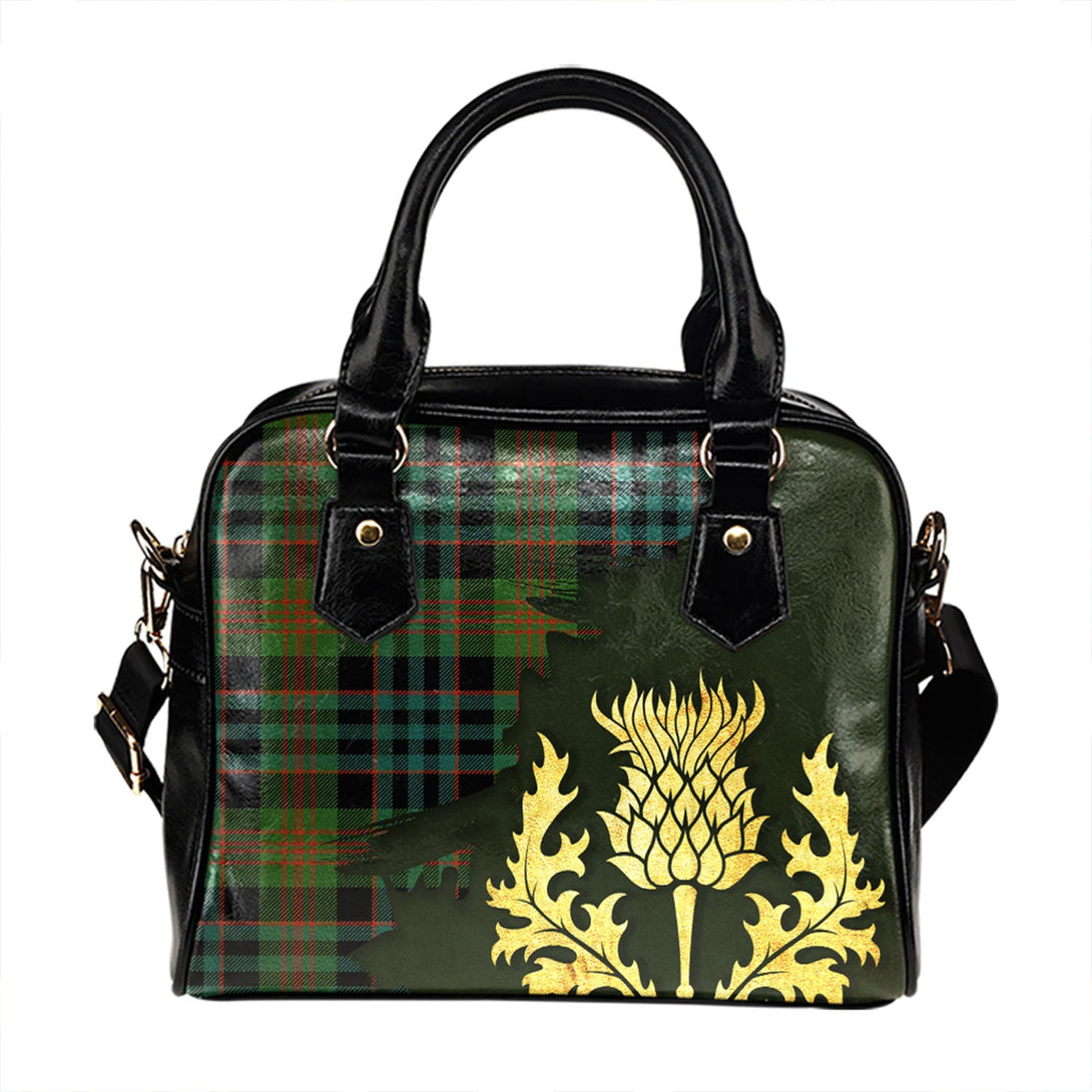 Newlands (Walker Newlands) Ancient Tartan Shoulder Handbag Thistle Oldest Style