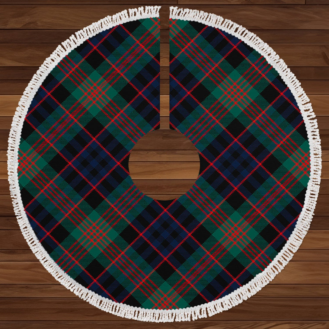 Newlands (Walker Newlands) Modern Clan Badge Tartan Christmas Tree Skirt