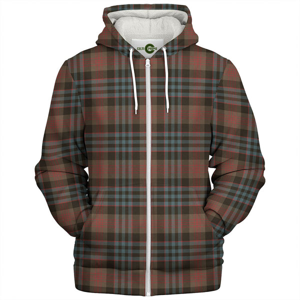 Newlands (Walker Newlands) Weathered Tartan Sherpa Hoodie