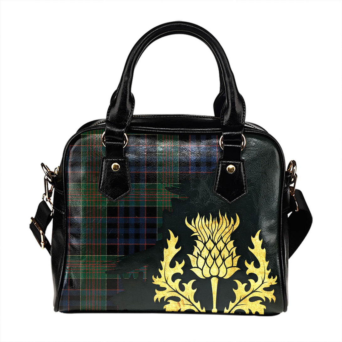 Newman 2 Modern Tartan Shoulder Handbag Thistle Oldest Style