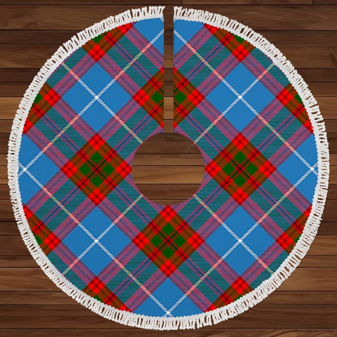 Newton Clan Badge Tartan Christmas Tree Skirt