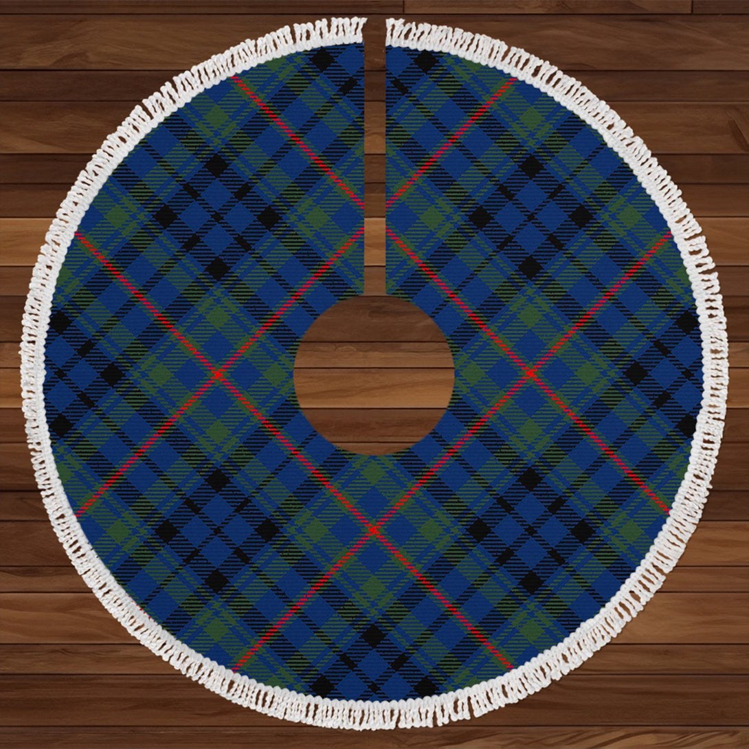 Nichol Modern Tartan Christmas Tree Skirt