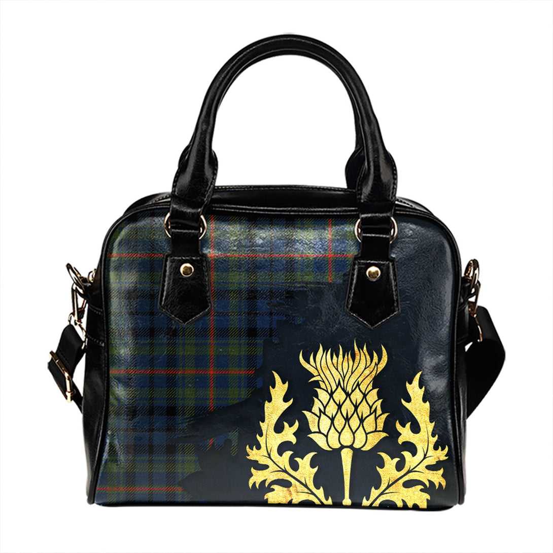 Nichol Modern Tartan Shoulder Handbag Thistle Oldest Style