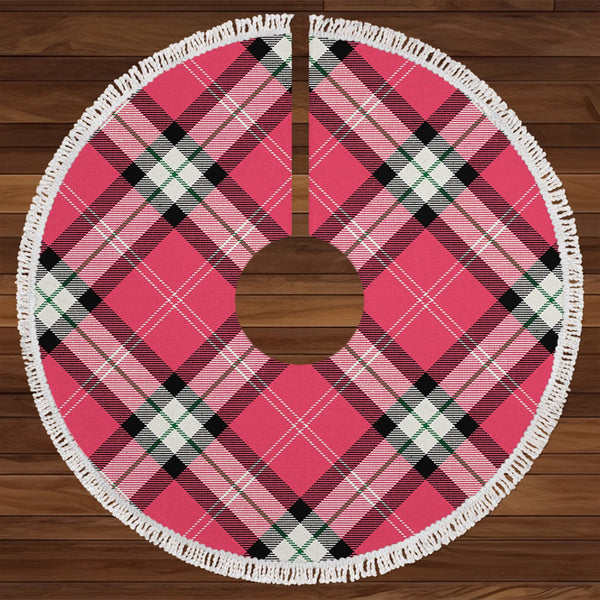 Nisbet Dress Rose (Nisbit Dress Rose) Ancient Tartan Christmas Tree Skirt