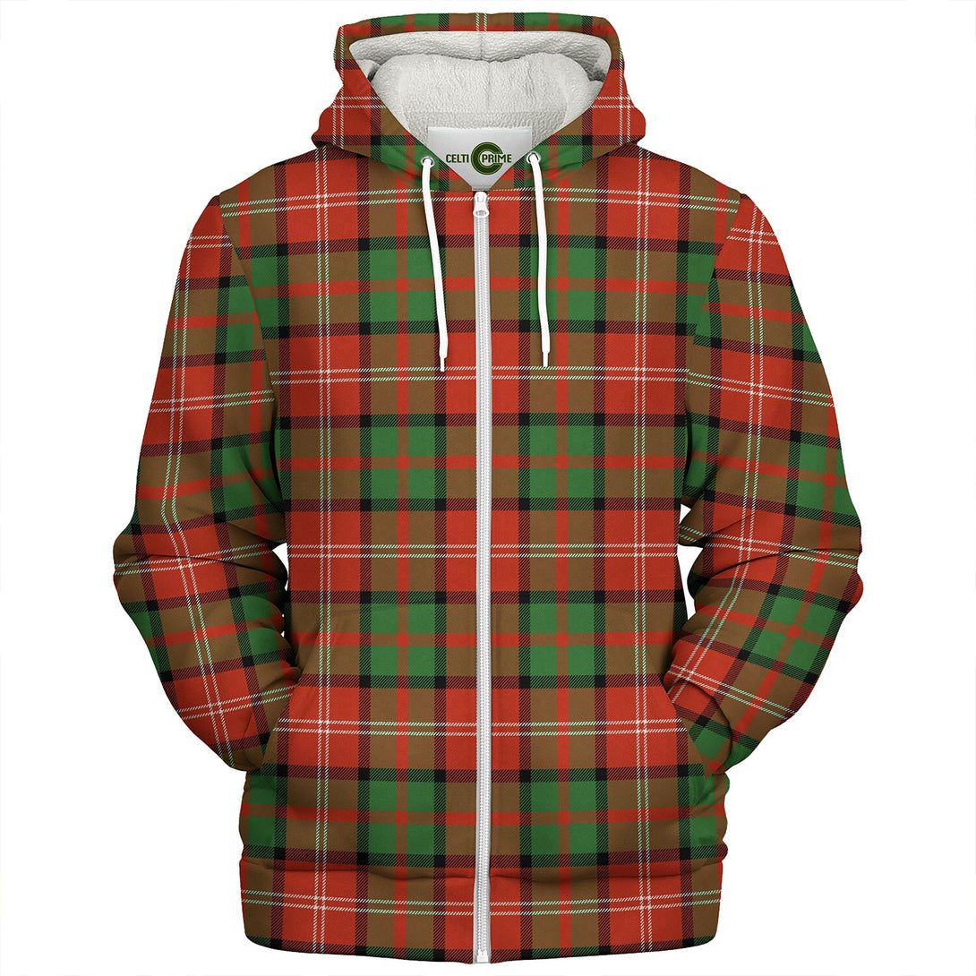 Nisbet (Nisbit) Ancient Clan Badge Tartan Sherpa Hoodie