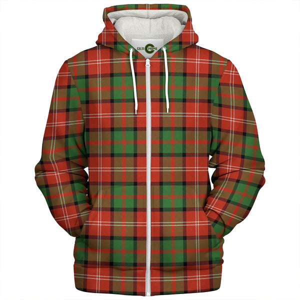 Nisbet (Nisbit) Ancient Clan Badge Tartan Sherpa Hoodie