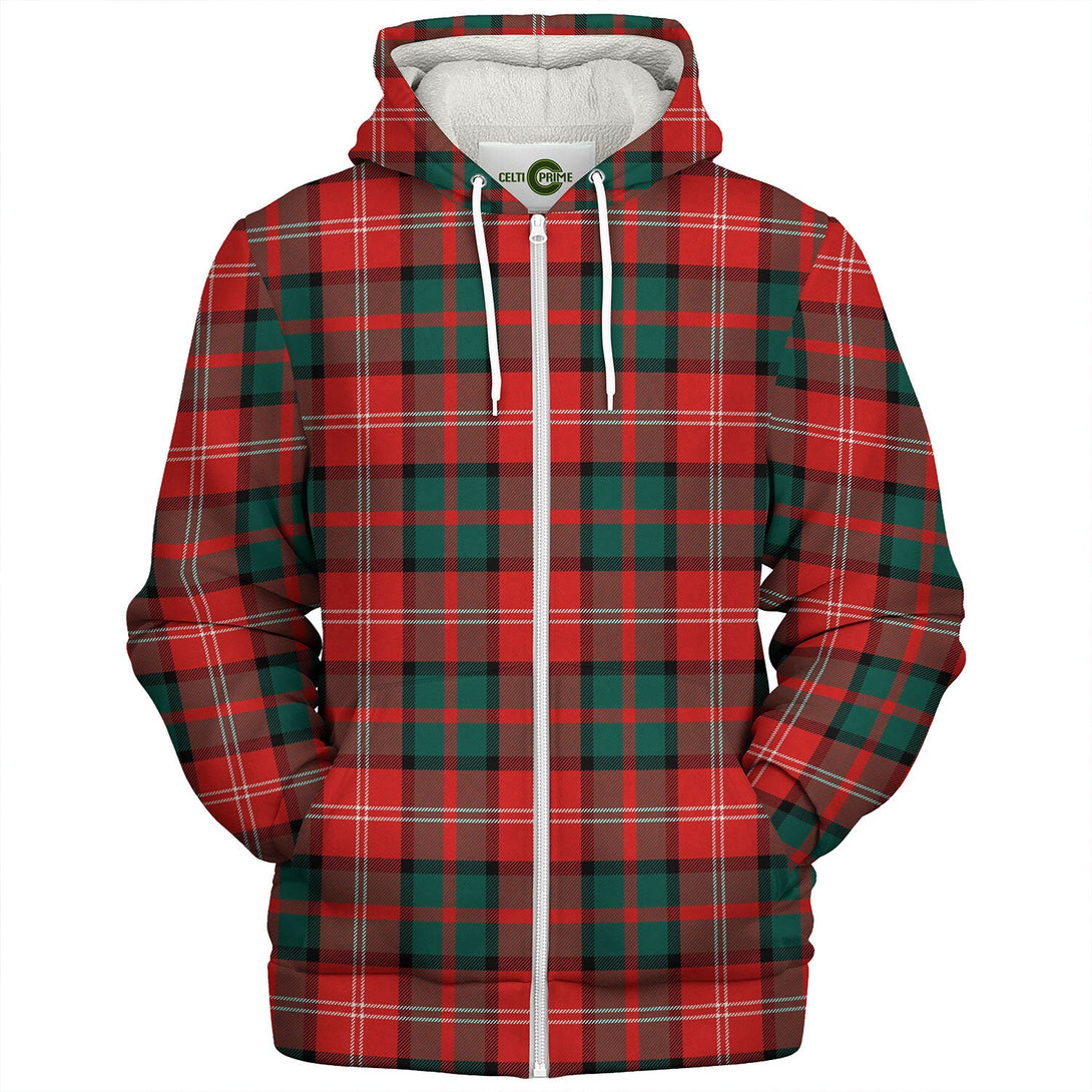 Nisbet (Nisbit) Modern Tartan Sherpa Hoodie