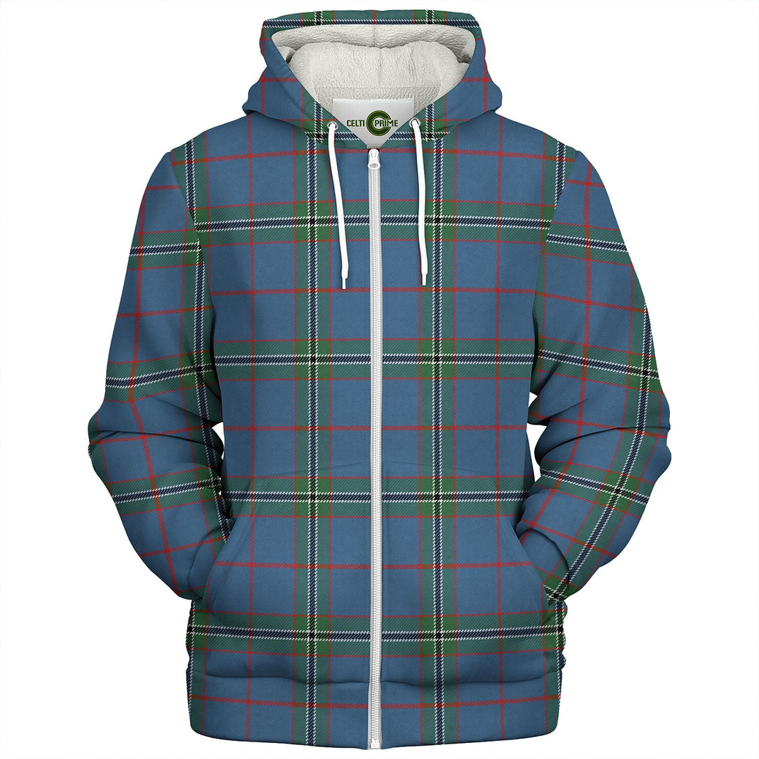 Norris (Norreys) Modern Tartan Sherpa Hoodie