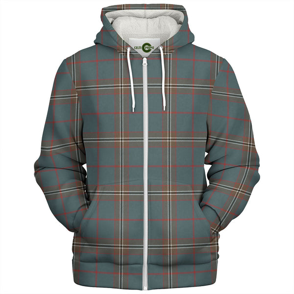 Norris (Norreys) Weathered Tartan Sherpa Hoodie