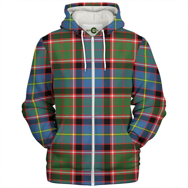 Norvel Clan Badge Tartan Sherpa Hoodie