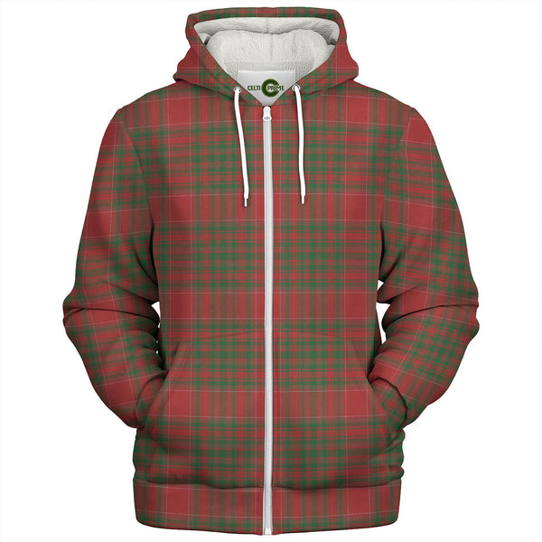 Norwegian Guldbrandsdalen Ancient Tartan Sherpa Hoodie