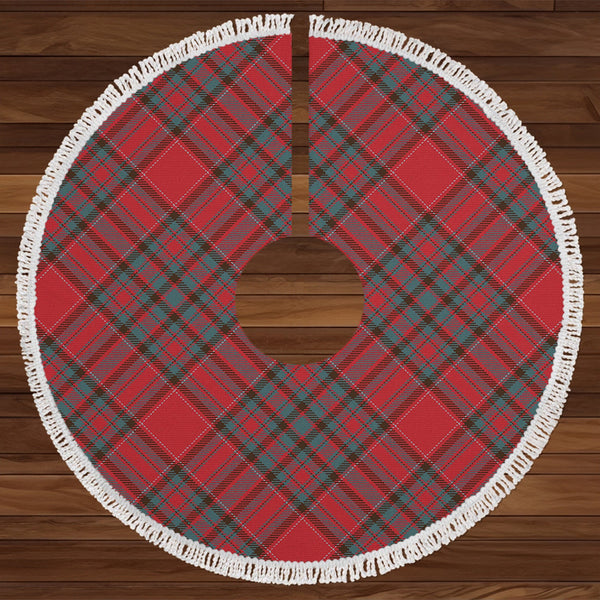 Norwegian Guldbrandsdalen Weathered Tartan Christmas Tree Skirt