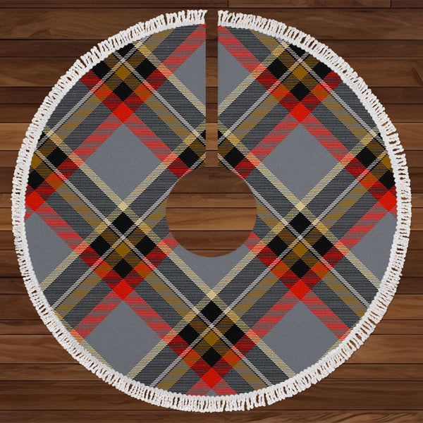 Norwegian Migration Period Tartan Christmas Tree Skirt